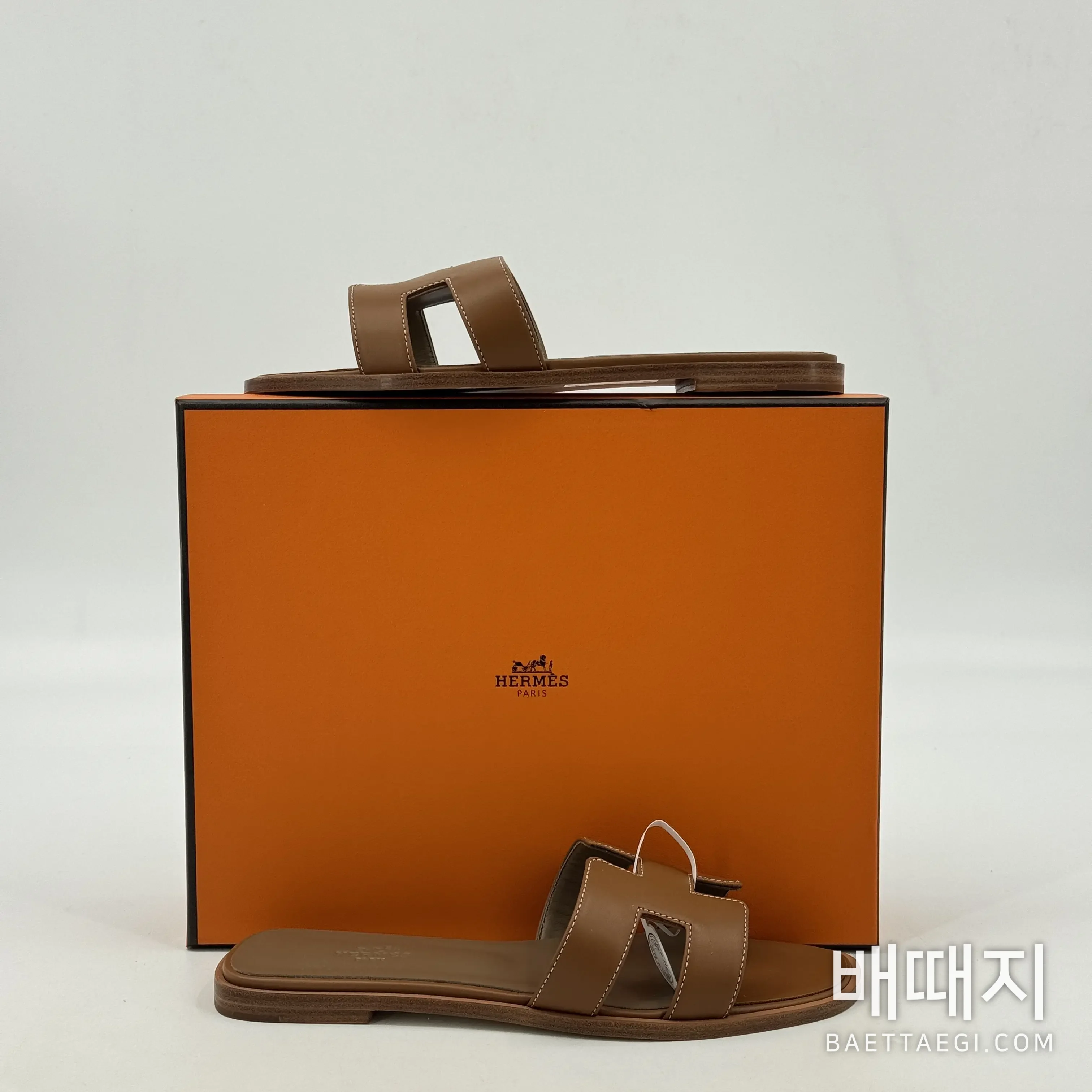 에르메스 오란 슬리퍼 검수사진 2
