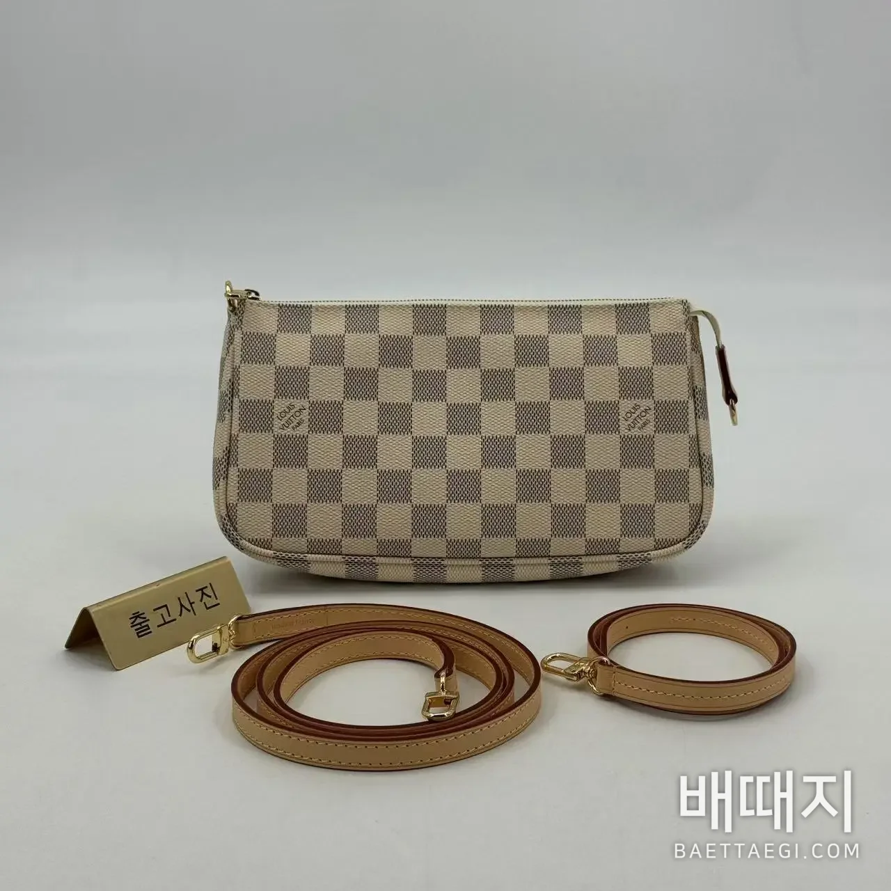 루이비통 흰색 체크무늬 마작 가방 N41207 검수사진 1