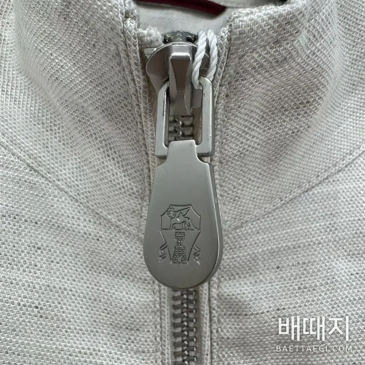 브루넬로쿠치넬리 린넨 마그네틱 스냅 자켓 검수사진 5