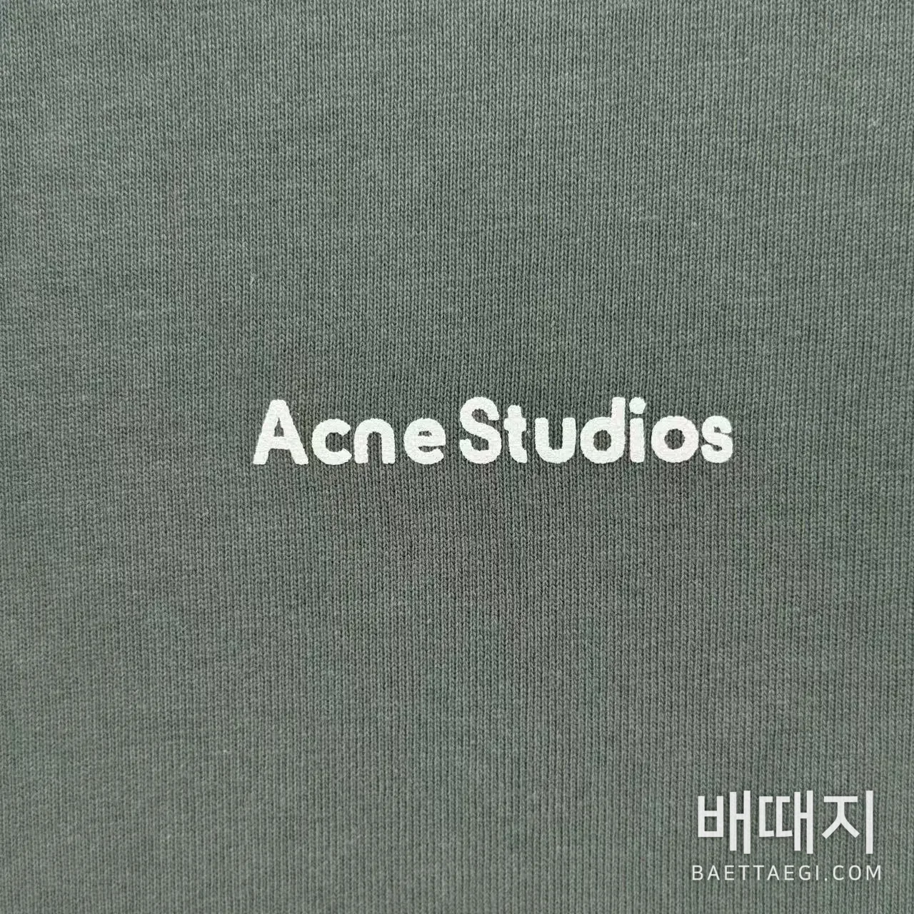 아크네스튜디오 남성 로고 프린트 반팔 티셔츠 검수사진 5