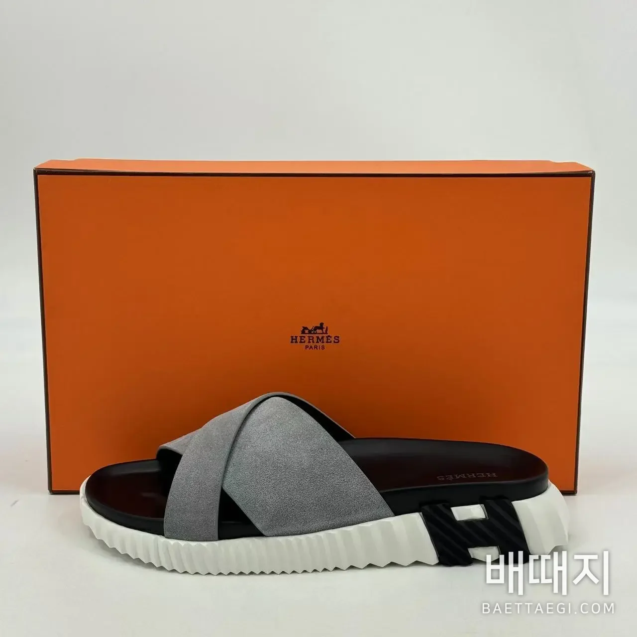 에르메스 인프라 슬리퍼 검수사진 4