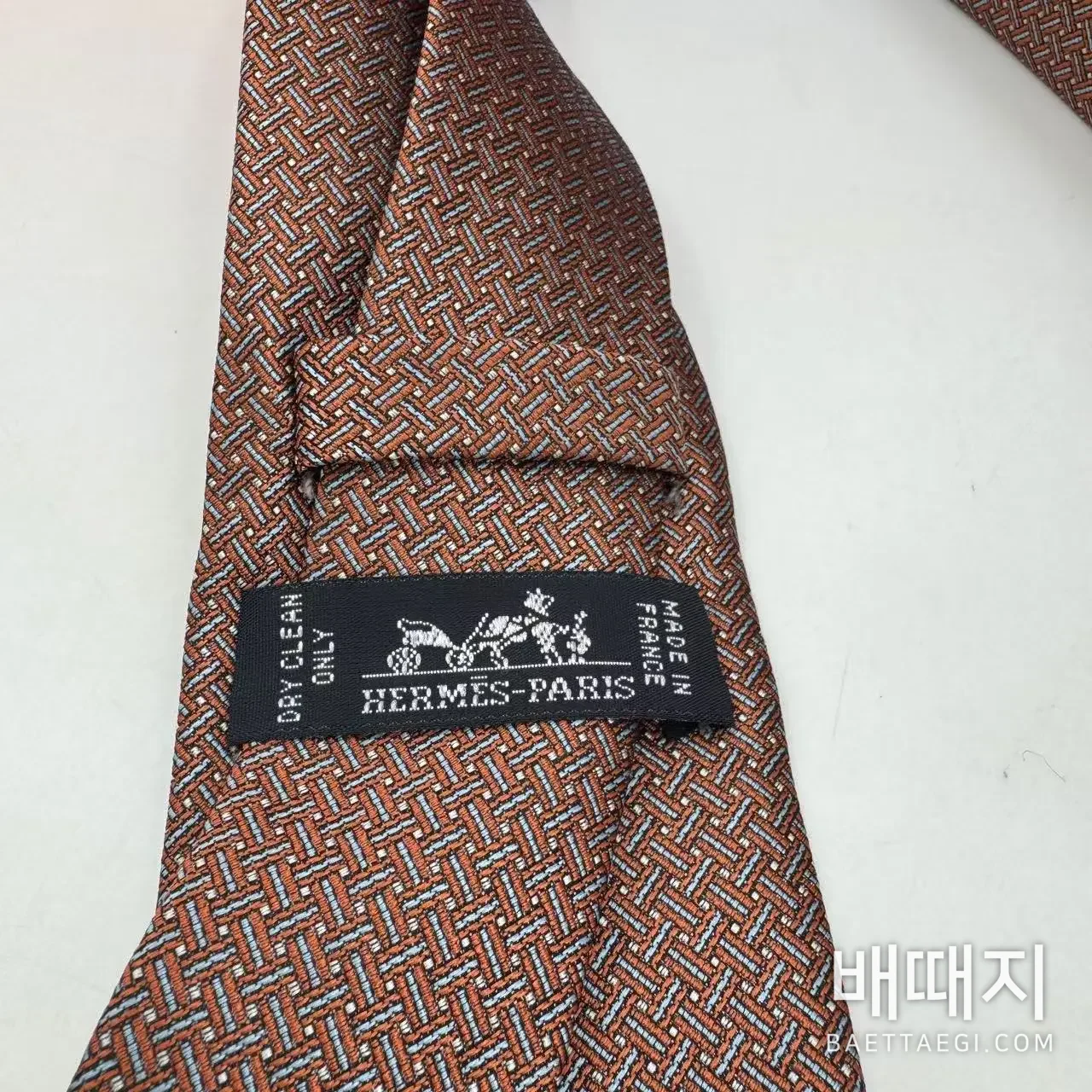 에르메스 넥타이 검수사진 8
