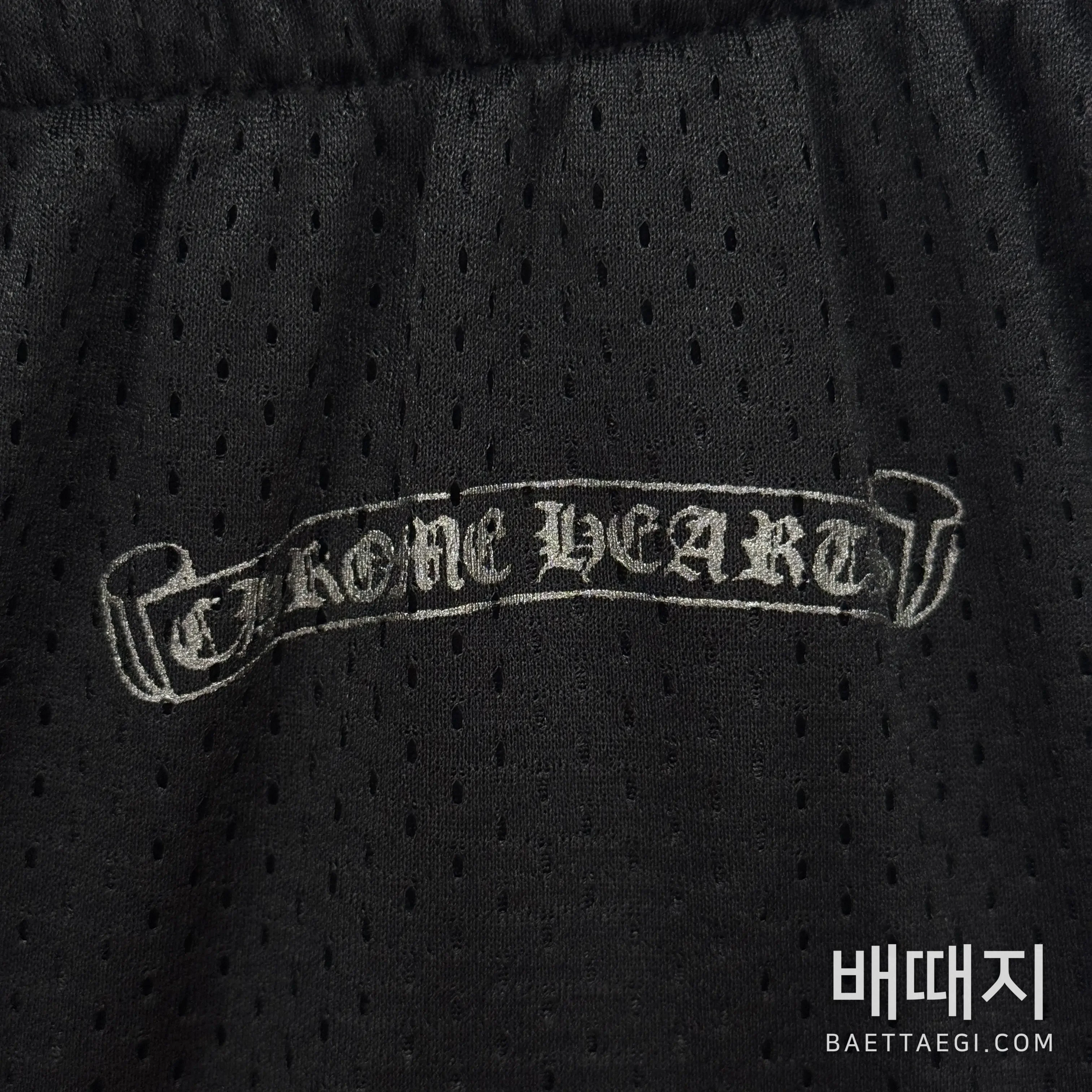 크롬하츠 글리터 아이스하키 메시 배색 남성 바지 검수사진 4