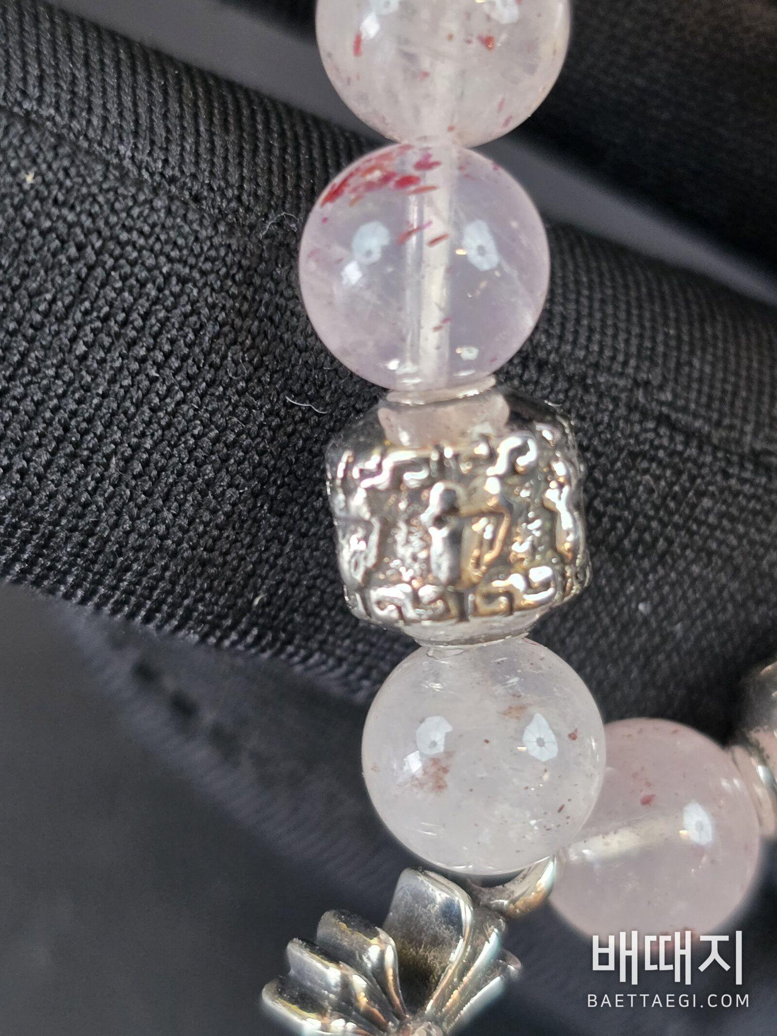 크롬하츠 클래식 화이트 크리스탈 팔찌 61890 검수사진 7