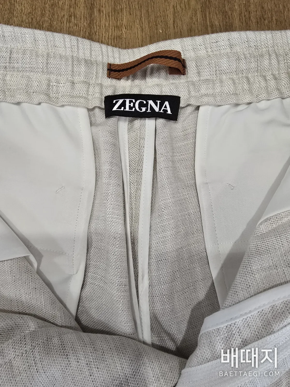 제냐 남성 반바지 131389 Zegna Shorts 검수사진 7