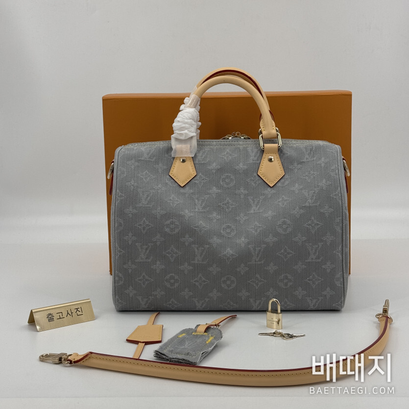 루이비통 데님 스피디