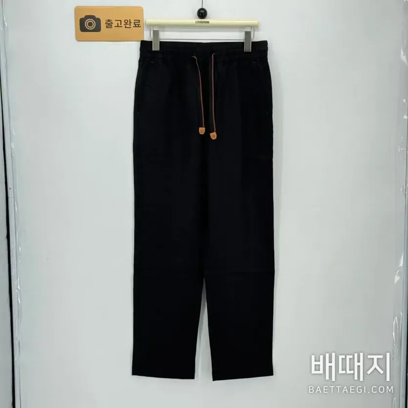 로로피아나 바지 / 색상: 블랙 / 사이즈: 30~31