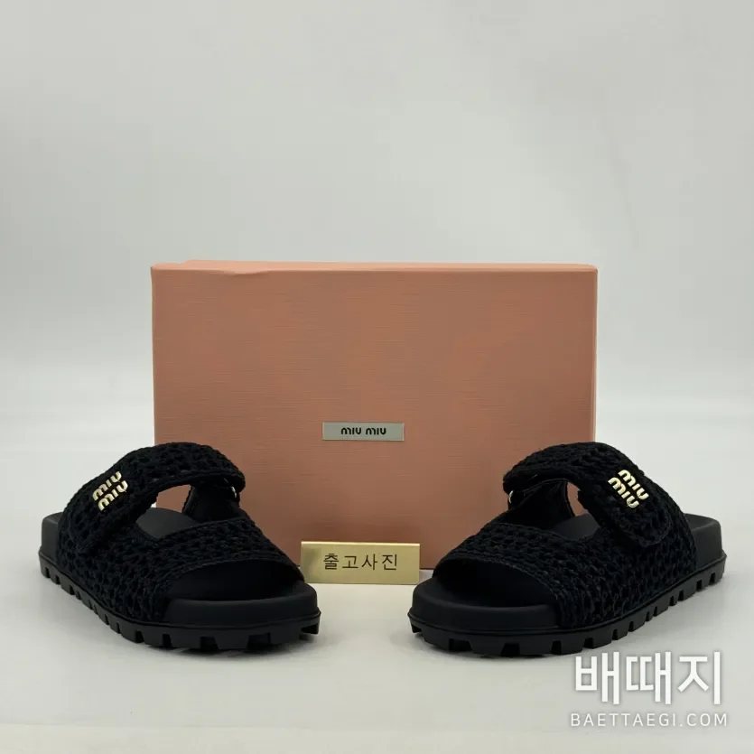 미우미우 신발 99369 Miu Miu Shoes / 색상: 블랙 / 사이즈: 240