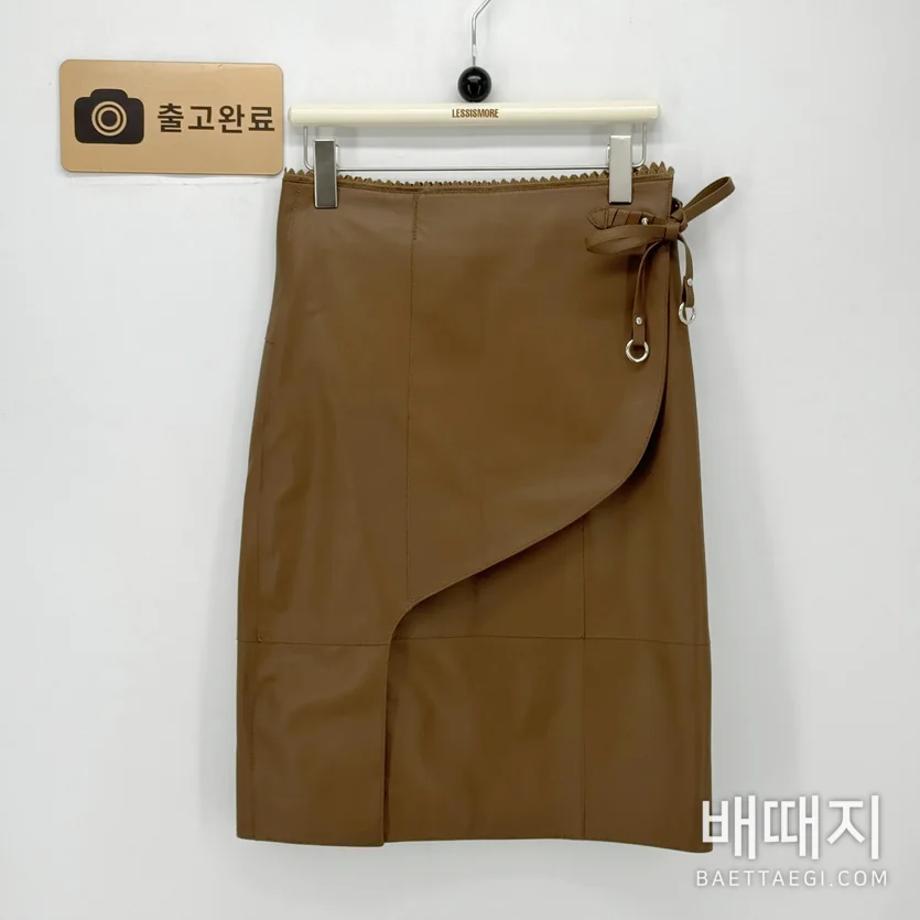 에르메스 여성 가죽 스커트 198949 / 사이즈: S