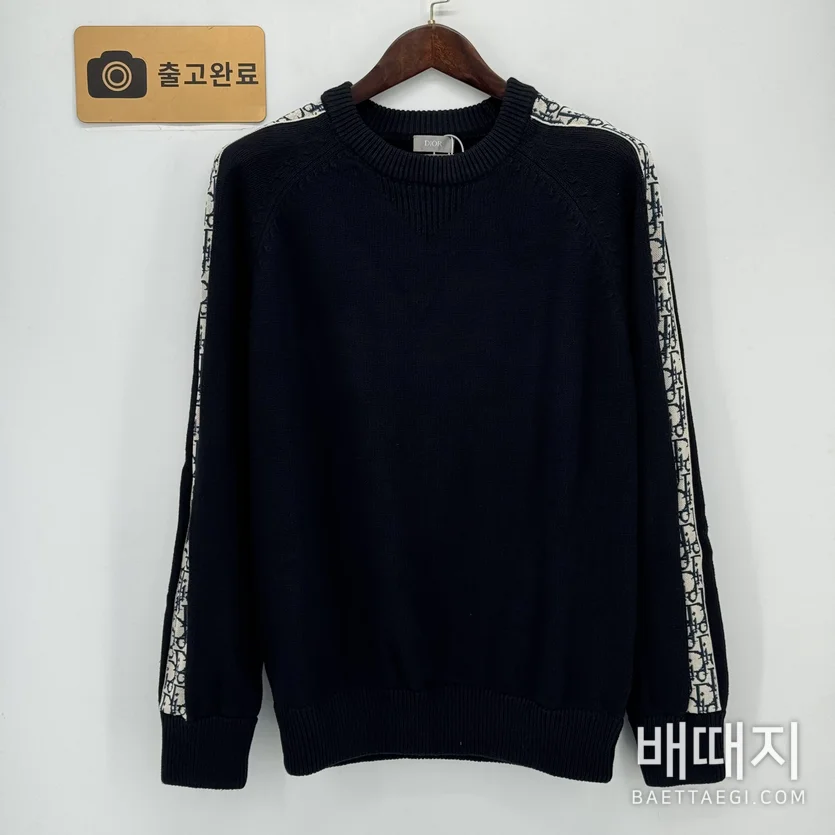 디올 사이드 레터 자카드 니트 198639 / 사이즈: L