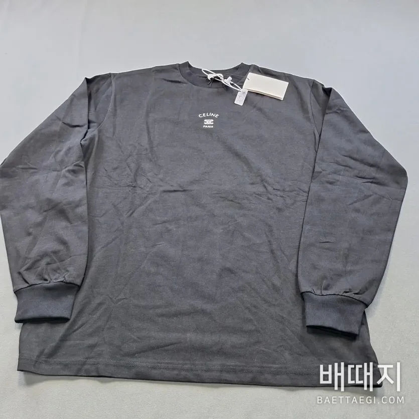 셀린느 자수 로고 긴팔 티셔츠 197758 / 사이즈: xl
