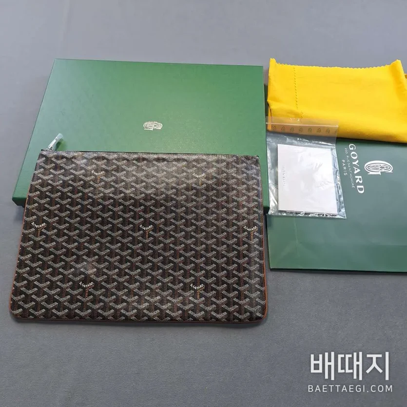 고야드 모노그램 캔버스 클러치백 40cm 77588