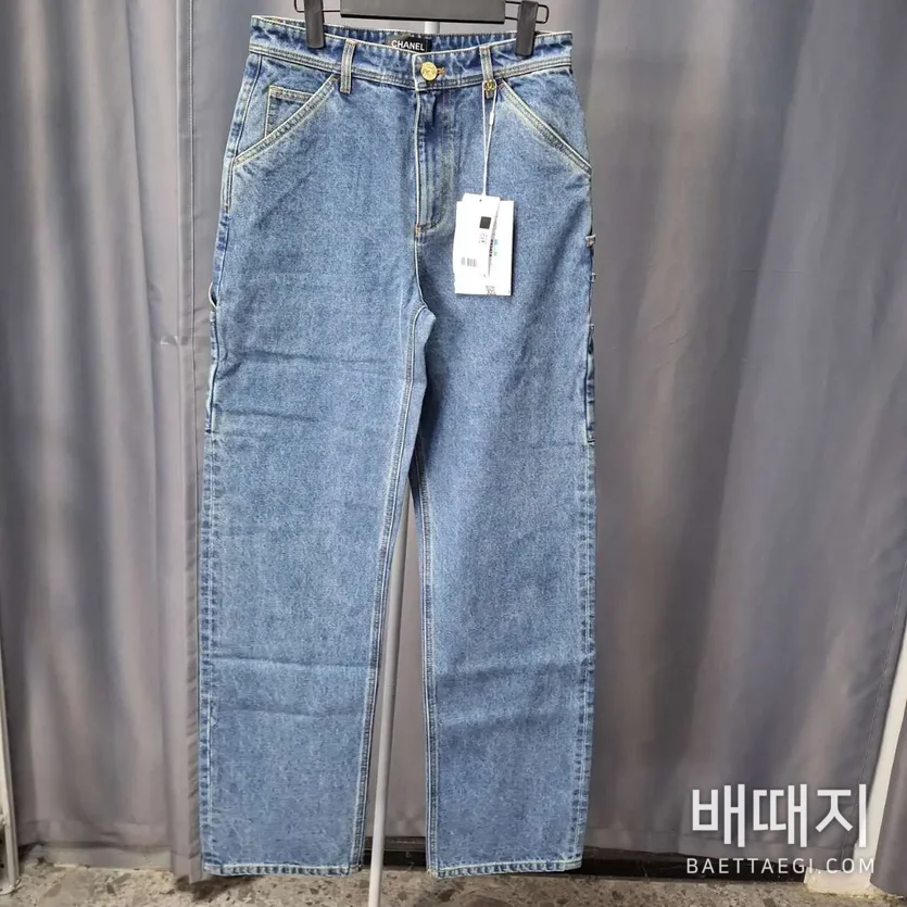 샤넬 데님 여성 바지 199449 / 사이즈: 55