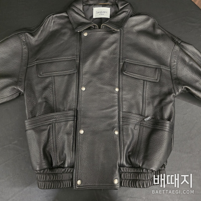 생로랑 여성 양가죽 자켓 164597 / 사이즈: L