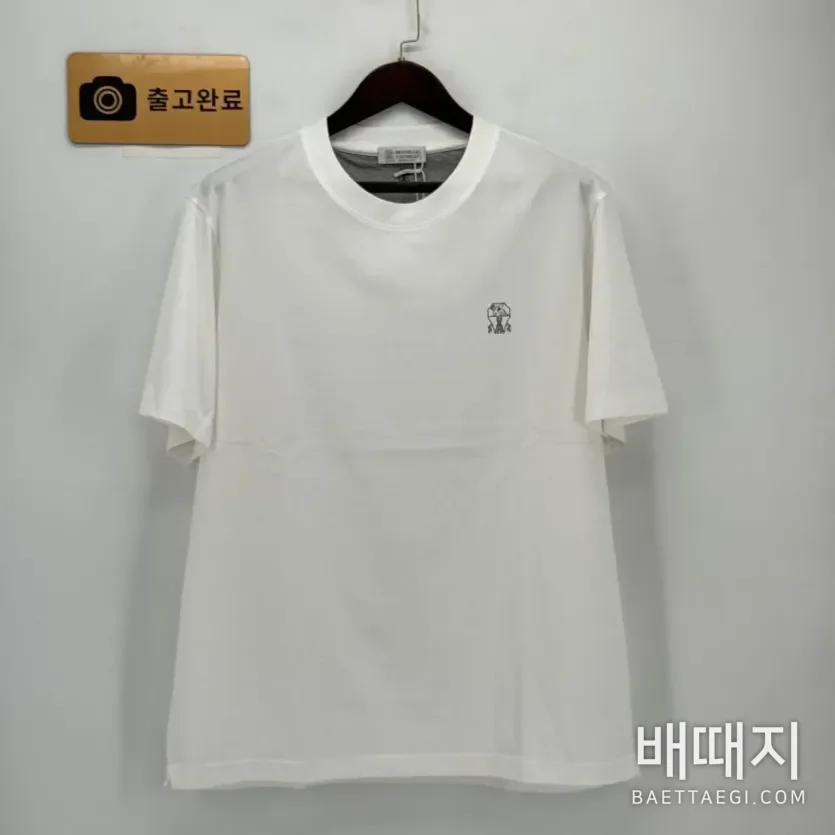브루넬로쿠치넬리 남성 린넨 혼방 크루넥 반팔 티셔츠 2026SS