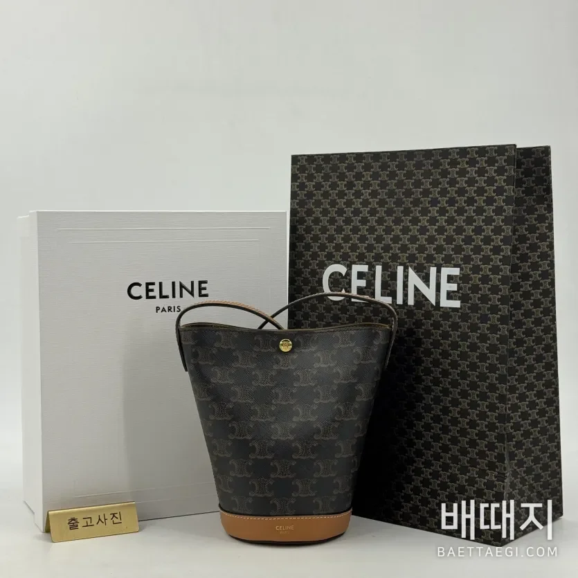 셀린느 미니 버켓 가죽 가방 L109U4