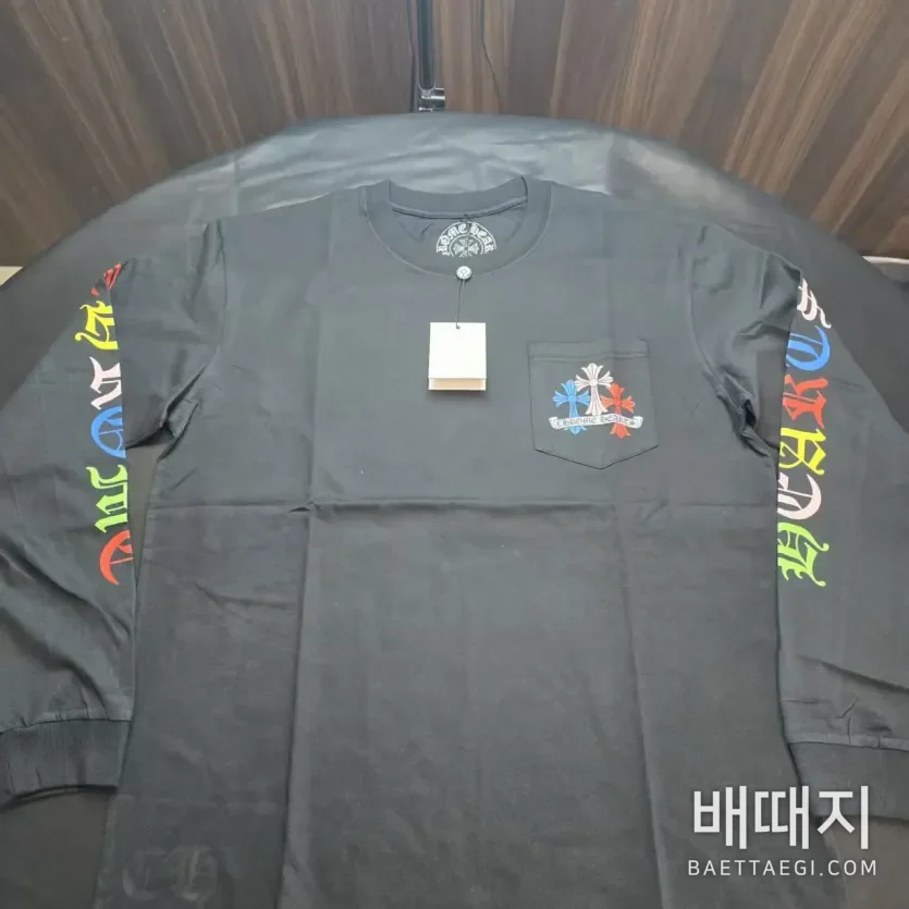 크롬하츠 컬러풀 크로스 팬텀 긴팔 티셔츠 141180