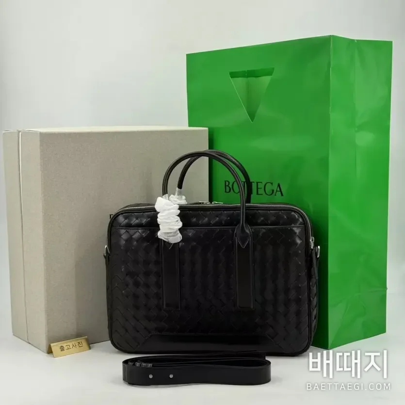 보테가베네타 소가죽 브리프케이스 가방 766361 4788