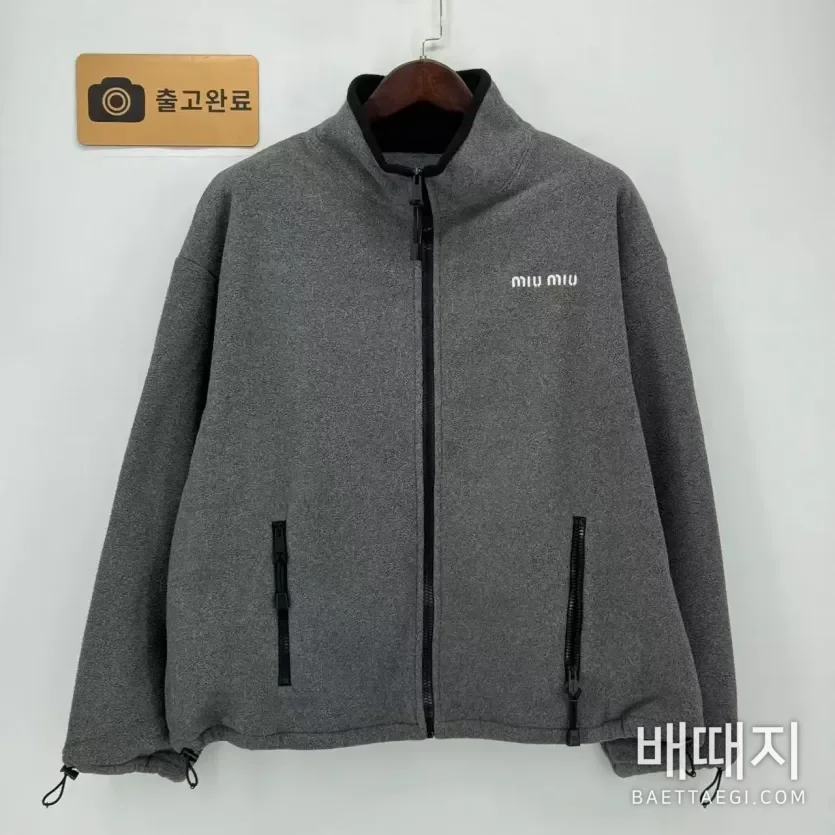 미우미우 플리스 후드 집업 자켓 151756