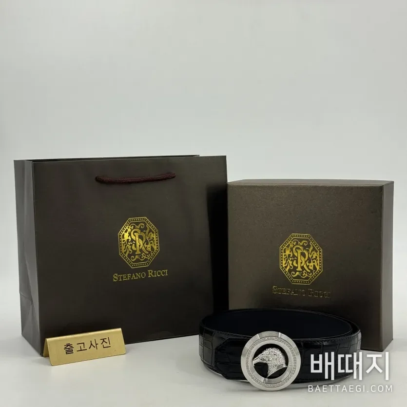 스테파노리치 이글헤드 가죽 벨트 38mm 177940
