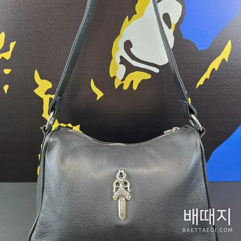 크롬하츠 미디엄 블랙 치킨너겟백 가방 107722