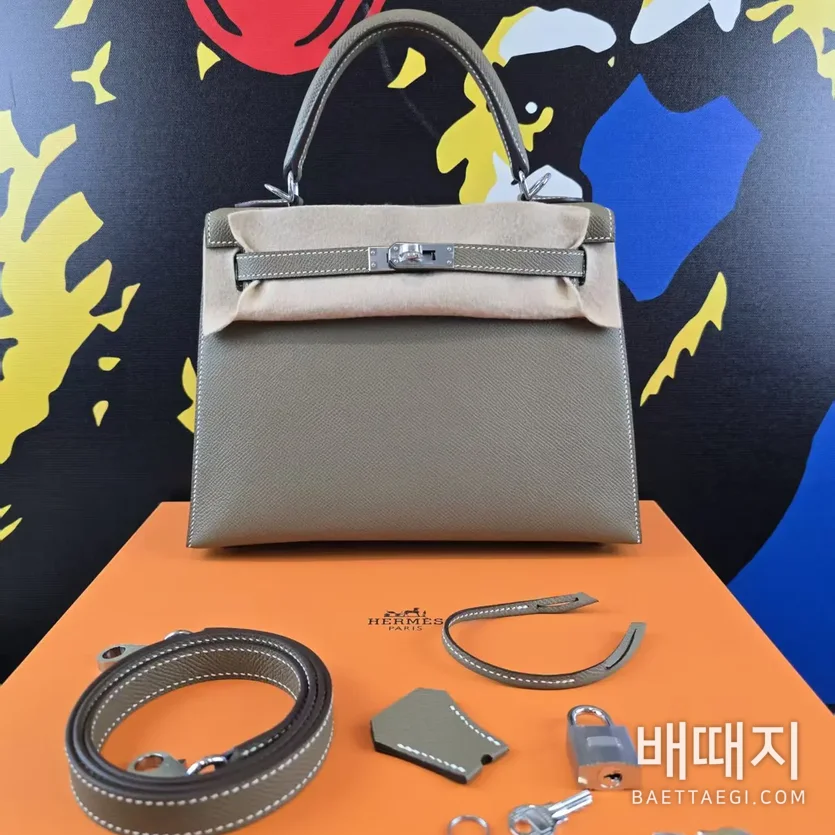 에르메스 켈리 25 엡솜 가방 194578