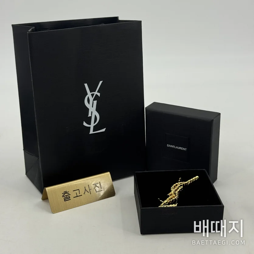 생로랑 리브 디자인 브로치 178232