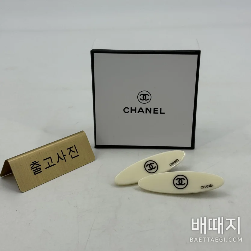 샤넬 심플 헤어 클립 세트 183547