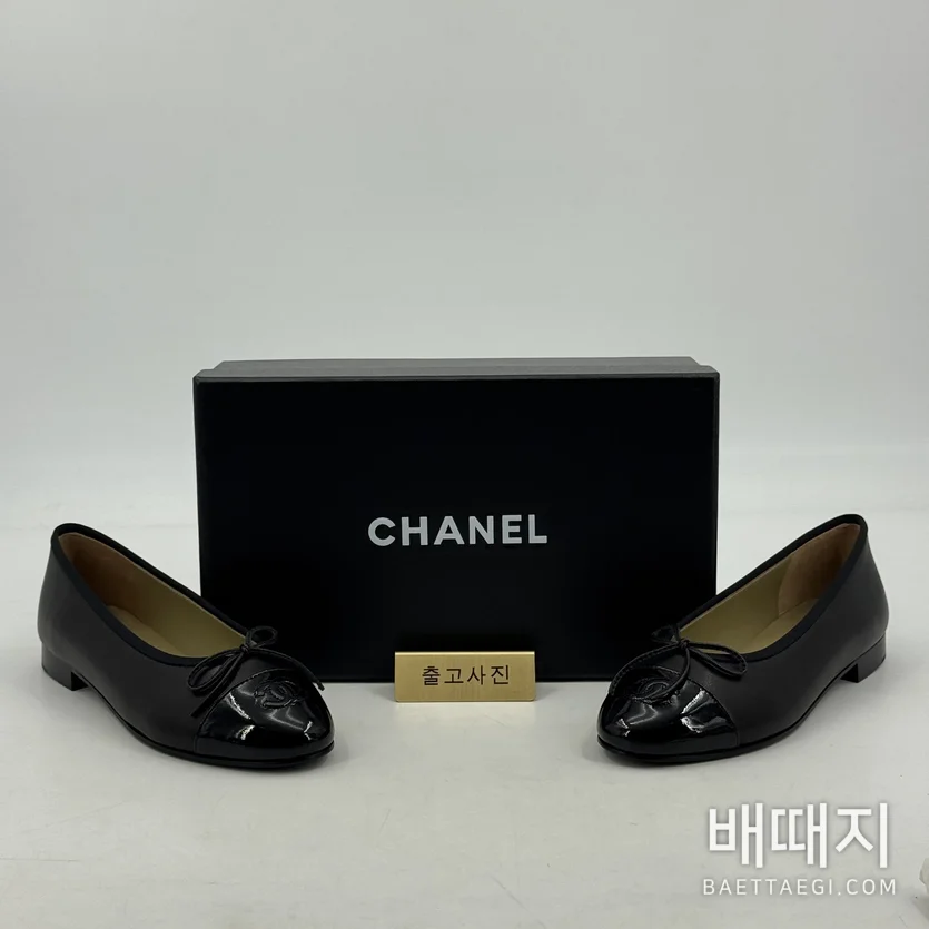 샤넬 클래식 보우 발레 플랫슈즈 95267