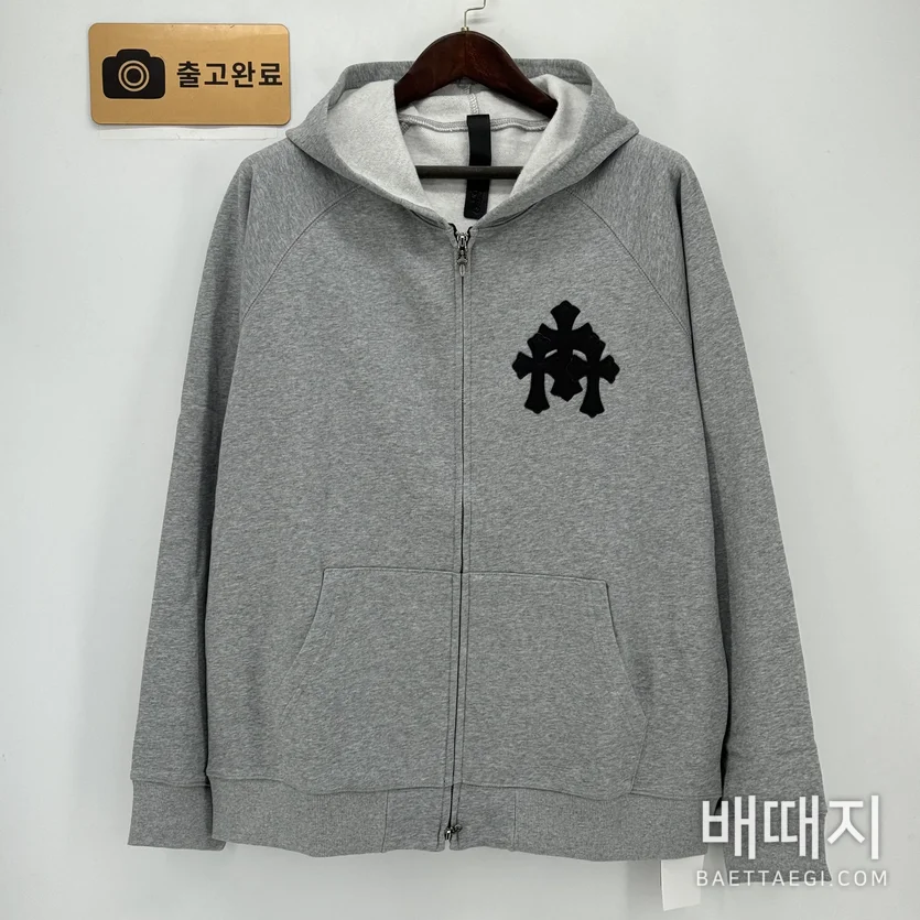 크롬하츠 가죽 안감 후드 집업 남성 후드 160585