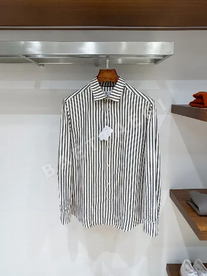 브루넬로쿠치넬리 남성 린넨 긴팔 셔츠 88445