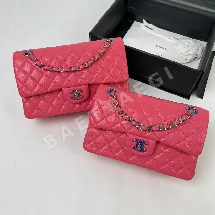 샤넬 파스텔 레인보우 버클 가방 141533