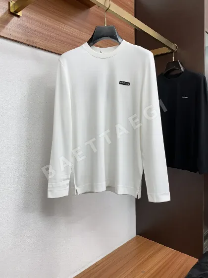 프라다 모달 혼방 남성 긴팔 티셔츠 205969