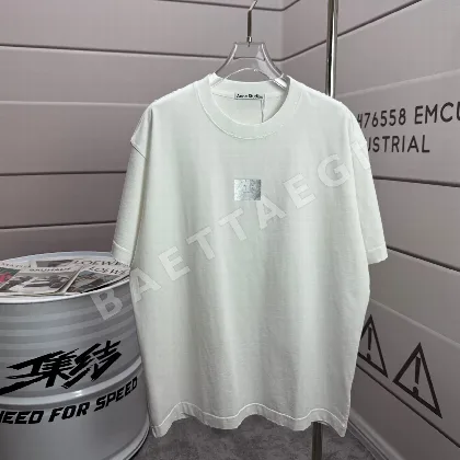 아크네스튜디오 워시드 크루넥 반팔 티셔츠 88653