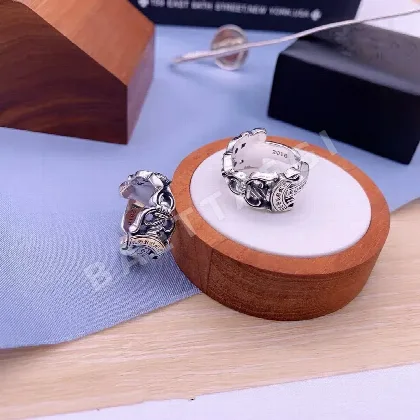 크롬하츠 검 모양 오픈 반지 62929