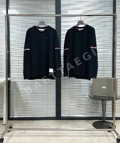 톰브라운 3색 암밴드 웨빙 긴팔 티셔츠 46682