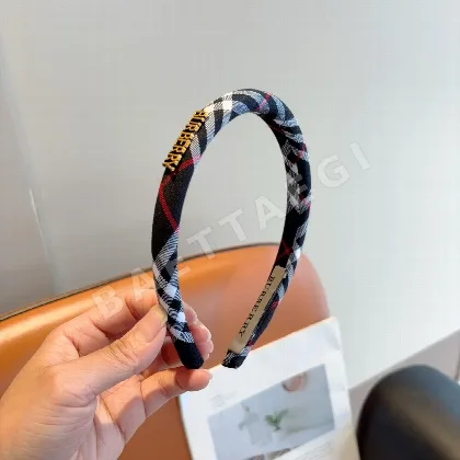 버버리 체크 슬림 헤어밴드 184961