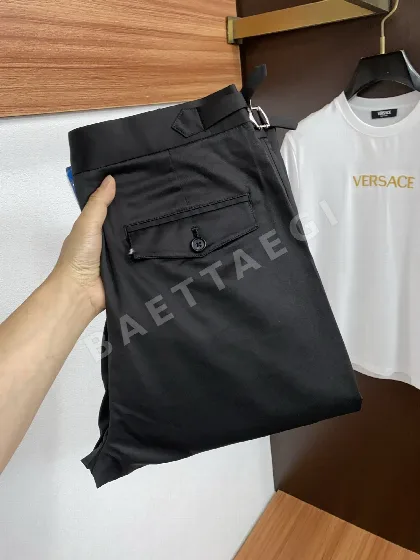 제냐 슬림핏 텐셀 코튼 남성 바지 52981