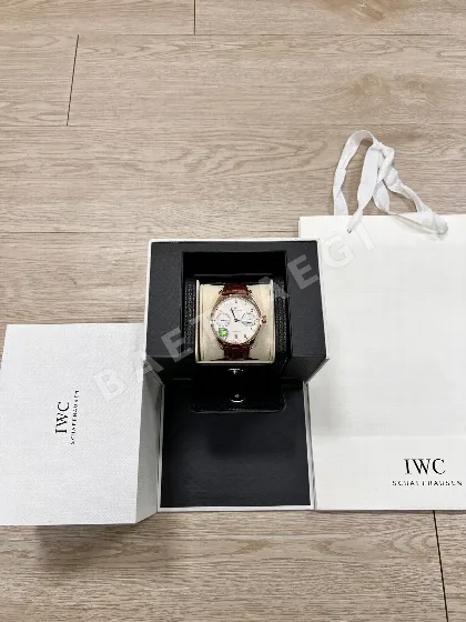 IWC 포르투기저 7 데이즈 로즈골드 남성 시계