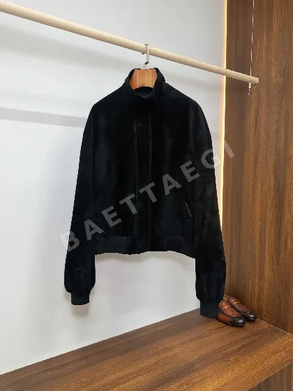 발렌시아가 스웨이드 램스킨 남성 자켓 205965