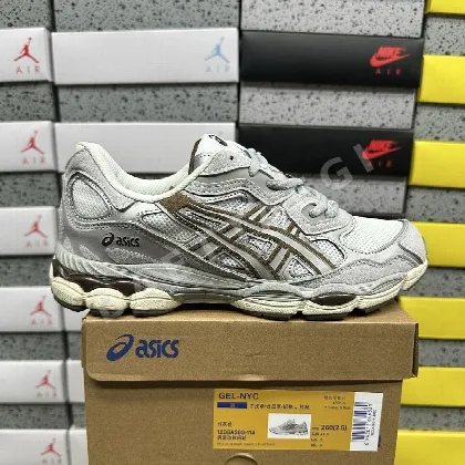 아식스 [GX] 젤 NYC 1203A383-114 200545 Asics Gel-NYC Cream Cement Grey Brown