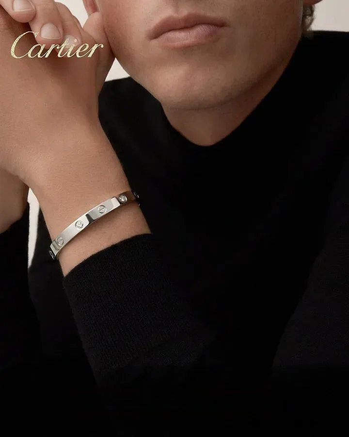 [C*RTIER] LOVE 다이아 브레이슬릿 (원터치) 이미지 4