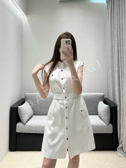 폴로 릴렉스핏 버튼 원피스 117037