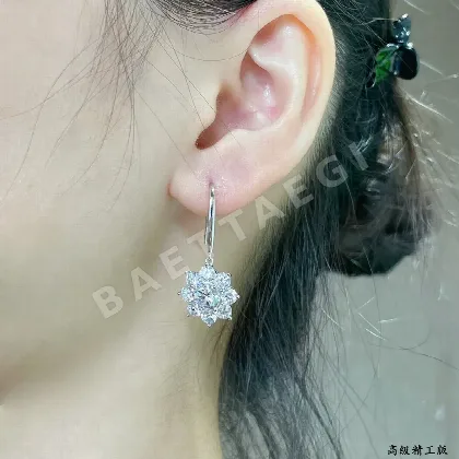 해리윈스턴 스털링 실버 다이아몬드 귀걸이 71851
