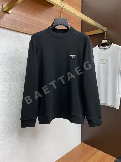 프라다 남성 모달 긴팔 스웨트셔츠 205970