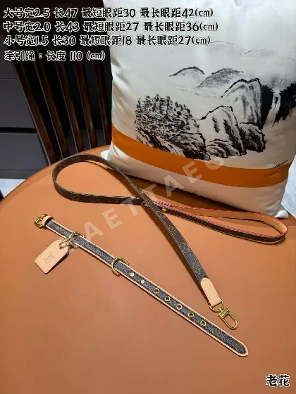 루이비통 애견 목줄 3종 세트 108948