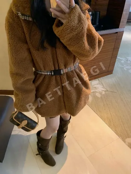 버버리 울 플리스 안감 여성 자켓 202623