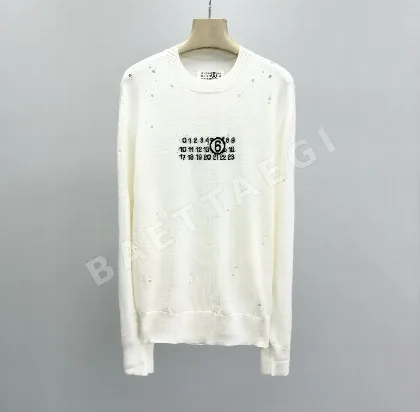 마르지엘라 디지털 오픈워크 램스킨 니트 53872