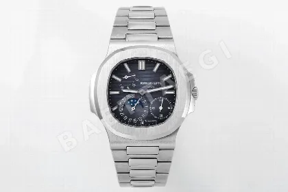 파텍필립 노틸러스 5712 문페이즈 멀티펑션 자동 블루 다이얼 PPF 공장 레플리카 44069 Patek Philippe