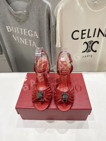 발렌티노 양가죽 하이힐 샌들 10 cm 150069